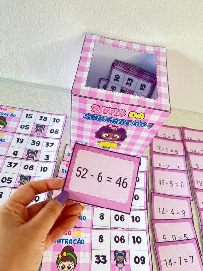 Bingo da Subtração – Aprender subtraindo com diversão! - Imagem 6