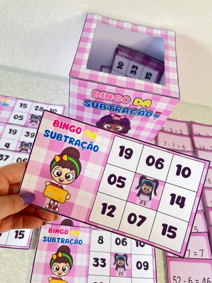 Bingo da Subtração – Aprender subtraindo com diversão! - Imagem 3