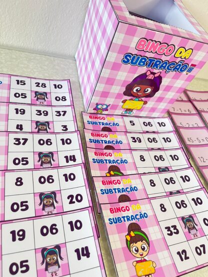 Bingo da Subtração – Aprender subtraindo com diversão! - Imagem 2