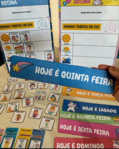 Plaquinhas de rotina personalizada - Imagem 3