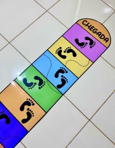 Tapete de Pegadas
