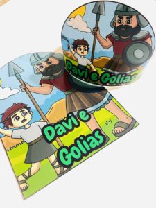 Davi e Golias – Luva Interativa + Coroa do Pequeno Guerreiro!