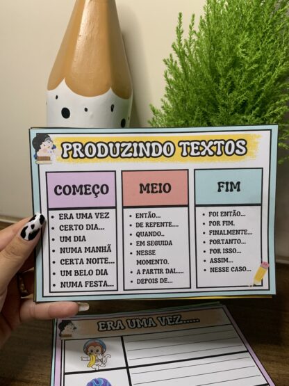 FICHAS PRODUÇÃO DE TEXTO DIVERTIDAS - Imagem 4