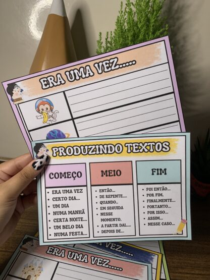 FICHAS PRODUÇÃO DE TEXTO DIVERTIDAS - Imagem 2