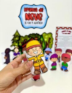 Kit Branca de Neve 3D – Educação Infantil