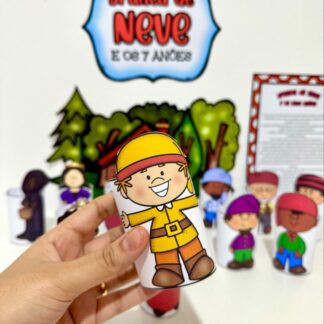 Kit Branca de Neve 3D – Educação Infantil