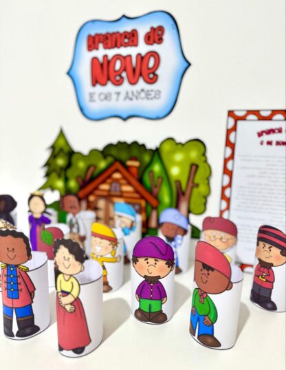 Kit Branca de Neve 3D – Educação Infantil - Imagem 3