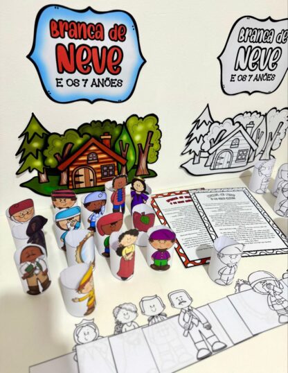 Kit Branca de Neve 3D – Educação Infantil - Imagem 7