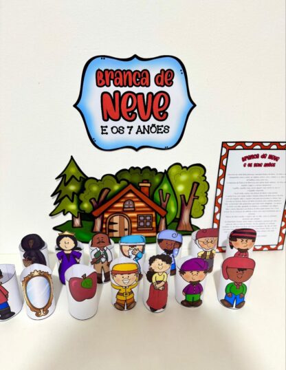 Kit Branca de Neve 3D – Educação Infantil - Imagem 9