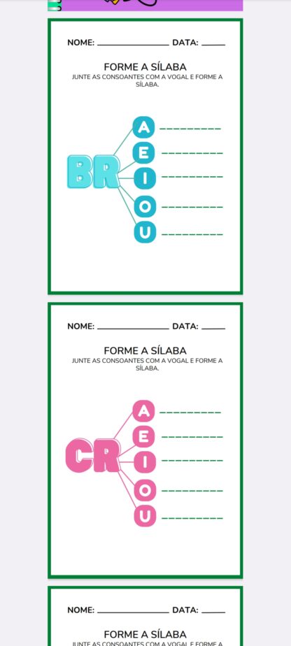Caderno de Sílabas complexas - Imagem 2