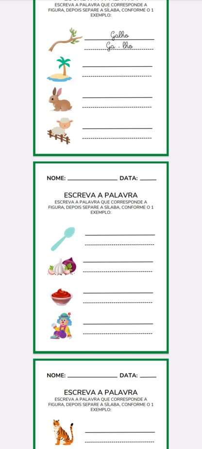 Caderno de Sílabas complexas - Imagem 8