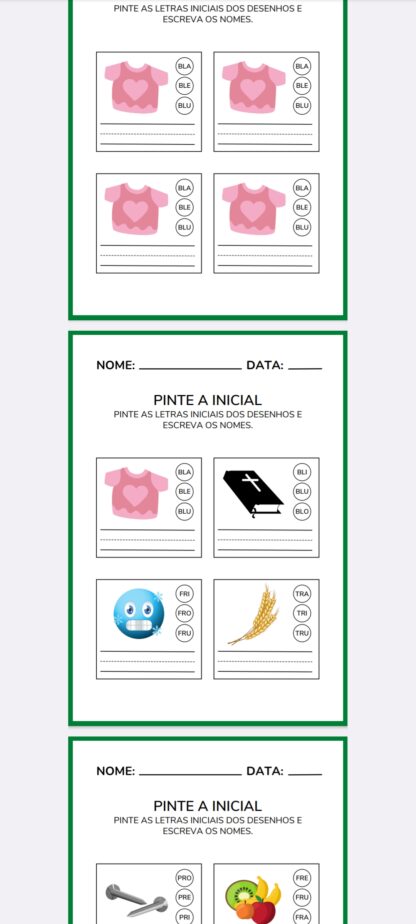 Caderno de Sílabas complexas - Imagem 9