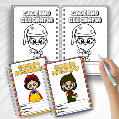 Capa de caderno