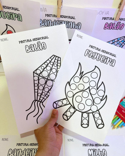 Atividade Pintura Sensorial - Imagem 5