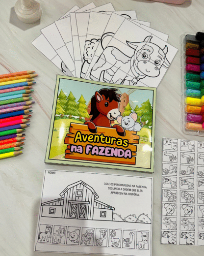 Livro interativo Aventuras na fazenda - Imagem 2