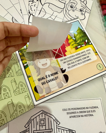 Livro interativo Aventuras na fazenda - Imagem 5