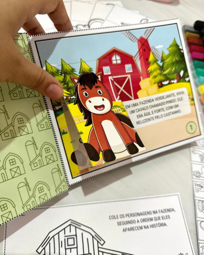 Livro interativo Aventuras na fazenda - Imagem 6