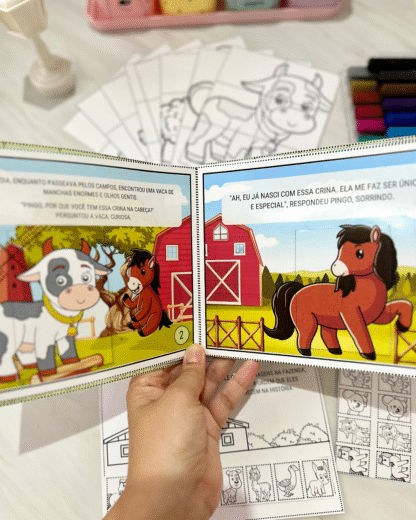 Livro interativo Aventuras na fazenda - Imagem 7