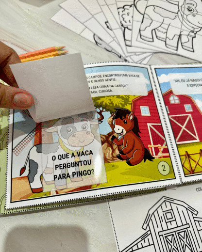 Livro interativo Aventuras na fazenda - Imagem 8