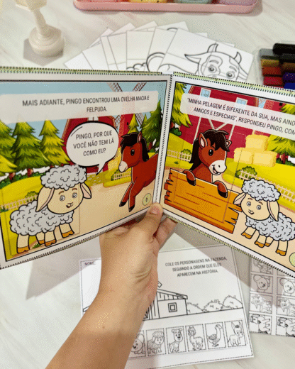 Livro interativo Aventuras na fazenda - Imagem 11