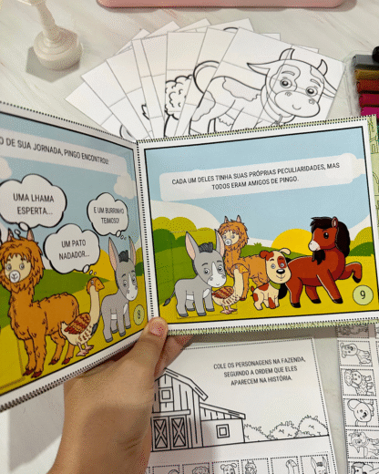 Livro interativo Aventuras na fazenda - Imagem 12