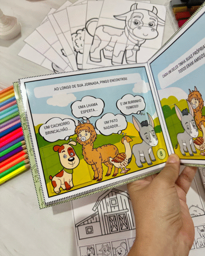 Livro interativo Aventuras na fazenda - Imagem 13