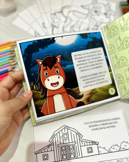 Livro interativo Aventuras na fazenda - Imagem 14