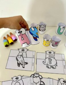 Kit Vogais 3D – Educação Infantil