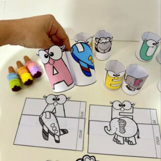 Kit Vogais 3D – Educação Infantil