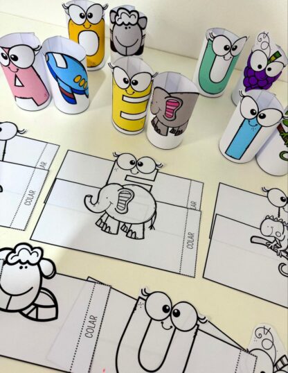 Kit Vogais 3D – Educação Infantil - Imagem 3