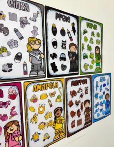 Kit de Cartazes das Cores