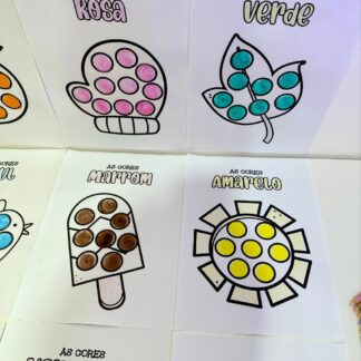 Kit de Atividades de Pintura Sensorial – Educação Infantil