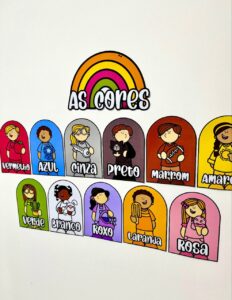 Painel Cores – Educação Infantil