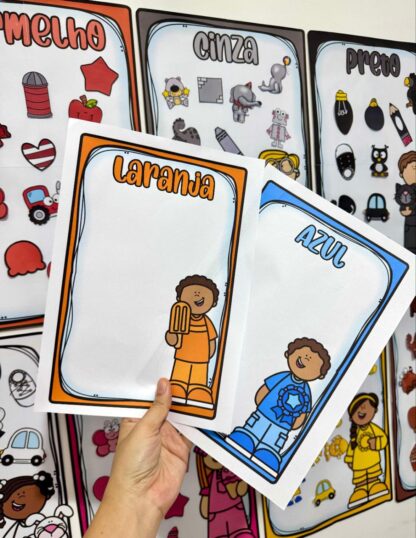 Kit de Cartazes das Cores – Educação Infantil