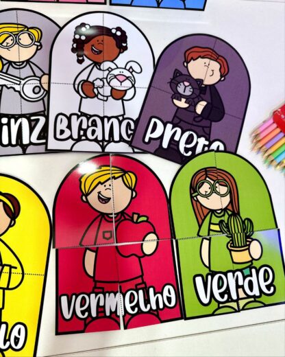 Quebra-Cabeça Cores – Educação Infantil - Imagem 2