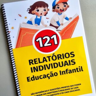 Ebook com 121 relatórios individuais para educação infantil