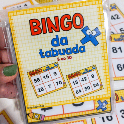 Bingo da Tabuada 5 ao 10 - Imagem 6