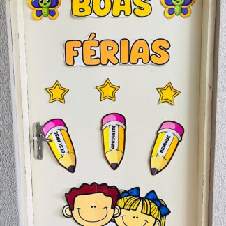 Painel de Porta “Boas Férias” + Lembrancinhas Exclusivas