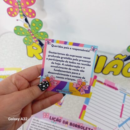 Kit Reunião de Pais – Tema: A Lição de uma Borboleta - Imagem 3