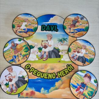 Luva de história: Davi e Golias