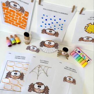 Kit de Atividades de Artes – Tema Dona Aranha