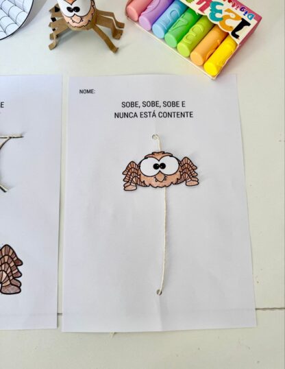 Kit de Atividades de Artes – Tema Dona Aranha - Imagem 5