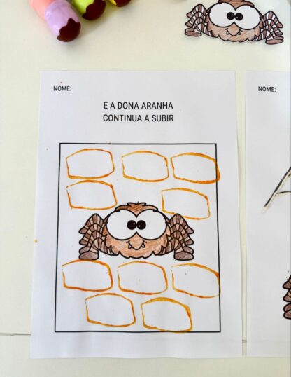 Kit de Atividades de Artes – Tema Dona Aranha - Imagem 8