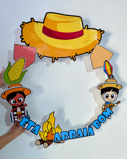 Decoração bambolê festa junina - Imagem 2