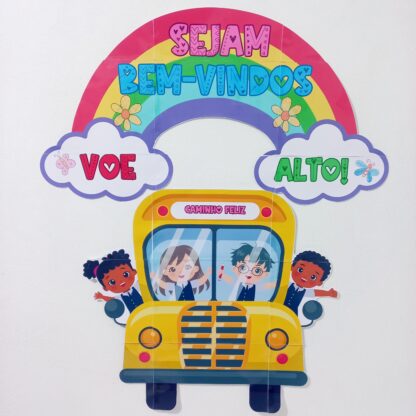 🩵Painel de Boas-Vindas – Volta às Aulas - Imagem 5