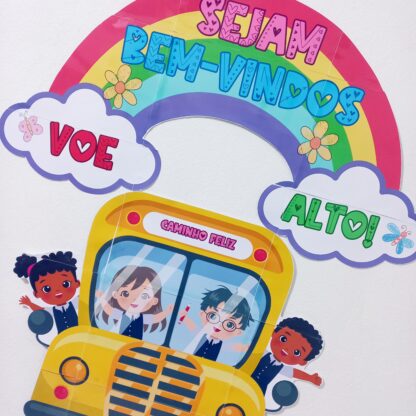 🩵Painel de Boas-Vindas – Volta às Aulas - Imagem 4