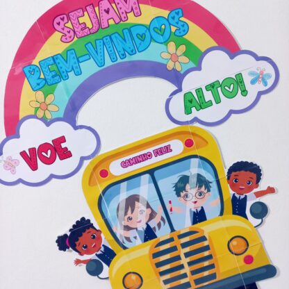 🩵Painel de Boas-Vindas – Volta às Aulas - Imagem 2