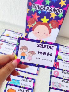 Jogo Soletrando – Letras Cursiva e Bastão | Alfabetização Divertida