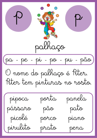 Ficha de leitura cursiva - Imagem 3