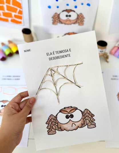 Kit de Atividades de Artes tema Dona Aranha - Imagem 6